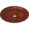 Ekena Millwork Tomango Egg & Dart Medallion (Canopies up to 6 3/4"), 27 7/8"OD x 3 7/8"ID x 2 1/2"P, Firebrick CM27TOFIF - alternate 2
